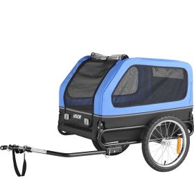 Dog Bike Trailer, Supports up to 88 lbs, Pet Cart Bicycle Carrier for Small & Large Dogs, Easy Folding Frame with Quick Release Wheel, Universal Bicyc