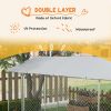 20' x8' Dog Kennel Outdoor for All Breed Dogs with Waterproof UV Resistant Roof, Silver
