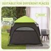 Extra Large Dog Portable Camping Tent with Carrying Bag for Beach Backyard Home in Green