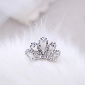Tiara Barrette (Color: silver)