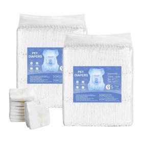 VEVOR Disposable Dog Diapers, Super Absorbent Female Dog Diapers, 360° Leak-Proof Female Doggy Pet Diaper with Wetness Indicator for Heat Period (style: Female Dog Diapers, size: Small (144 Count))