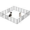 Dog Playpen Foldable 24 Panels Dog Pen 40" Height Pet Enclosure Dog Fence Outdoor with Lockable Door for Large/Medium/Small Dogs,Puppy Playpen,RV