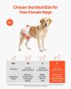 VEVOR Disposable Dog Diapers, Super Absorbent Female Dog Diapers, 360° Leak-Proof Female Doggy Pet Diaper with Wetness Indicator for Heat Period