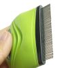Pet Life 'Grazer' Handheld Travel Grooming Dog Flea and Tick Comb.