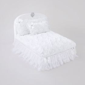 Enchanted Nights Dog Bed Collection (Color: Snow White)
