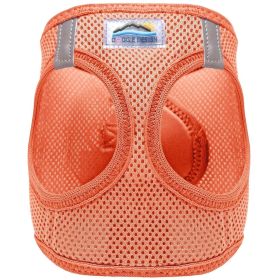 American River Solid Ultra Choke Free Dog Harness (Color: Coral, size: 2X/3X-Large)