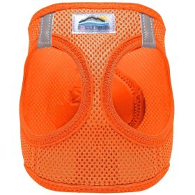 American River Solid Ultra Choke Free Dog Harness (Color: Hunter Orange, size: X-Large)