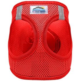 American River Solid Ultra Choke Free Dog Harness (Color: Red, size: XX-Small)