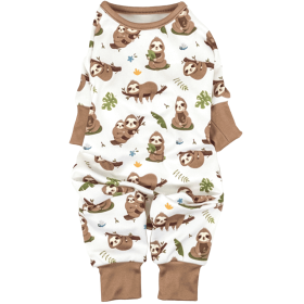 Soft Dog Pajamas (Color: Sloths, size: 2X-Large)