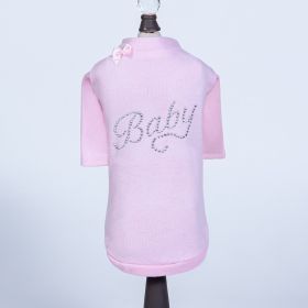 Baby Dog Tee (Color: Pink, size: MD)
