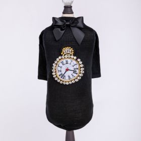 Tmeless Dog Tee (Color: Black, size: MD)
