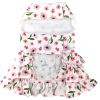Spring Wildflower Dog Dress with Matching Leash