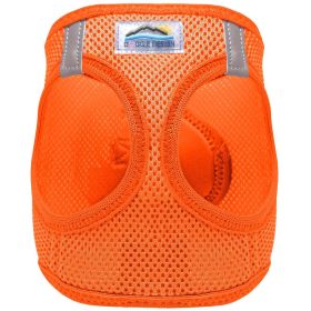 American River Solid Ultra Choke Free Dog Harness (Color: Hunter Orange, size: small)