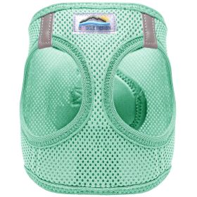 American River Solid Ultra Choke Free Dog Harness (Color: Teal, size: small)