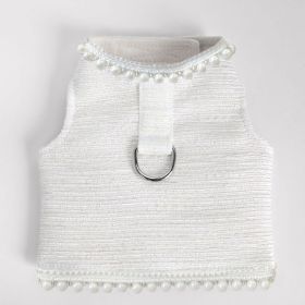 Isabella Dog Harness (Color: Ivory, size: XS)