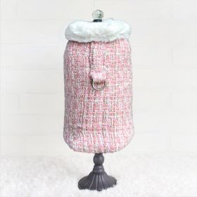 Annabella Dog Coat (Color: Pearl, size: LG)